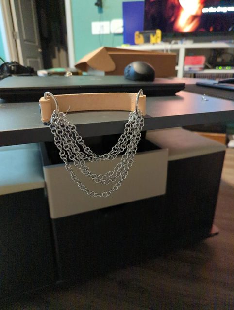 Tan Collar — Leather and hardware