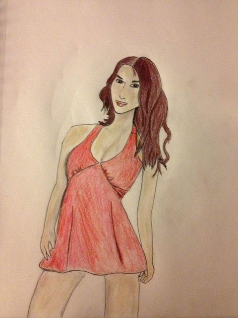 Sketch 061 — Graphite and Prismacolor