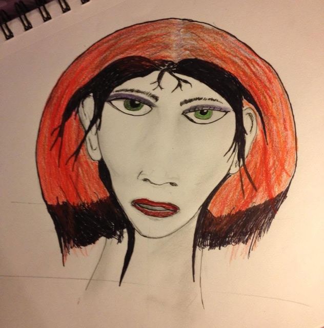 Sketch 070 — Graphite and Prismacolor